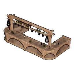 木の酒場家具セット