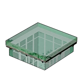 ガラスの建築セット